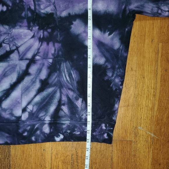 Zine Clothing Purple Tie-Dye Hoodie - Picture 7 of 12